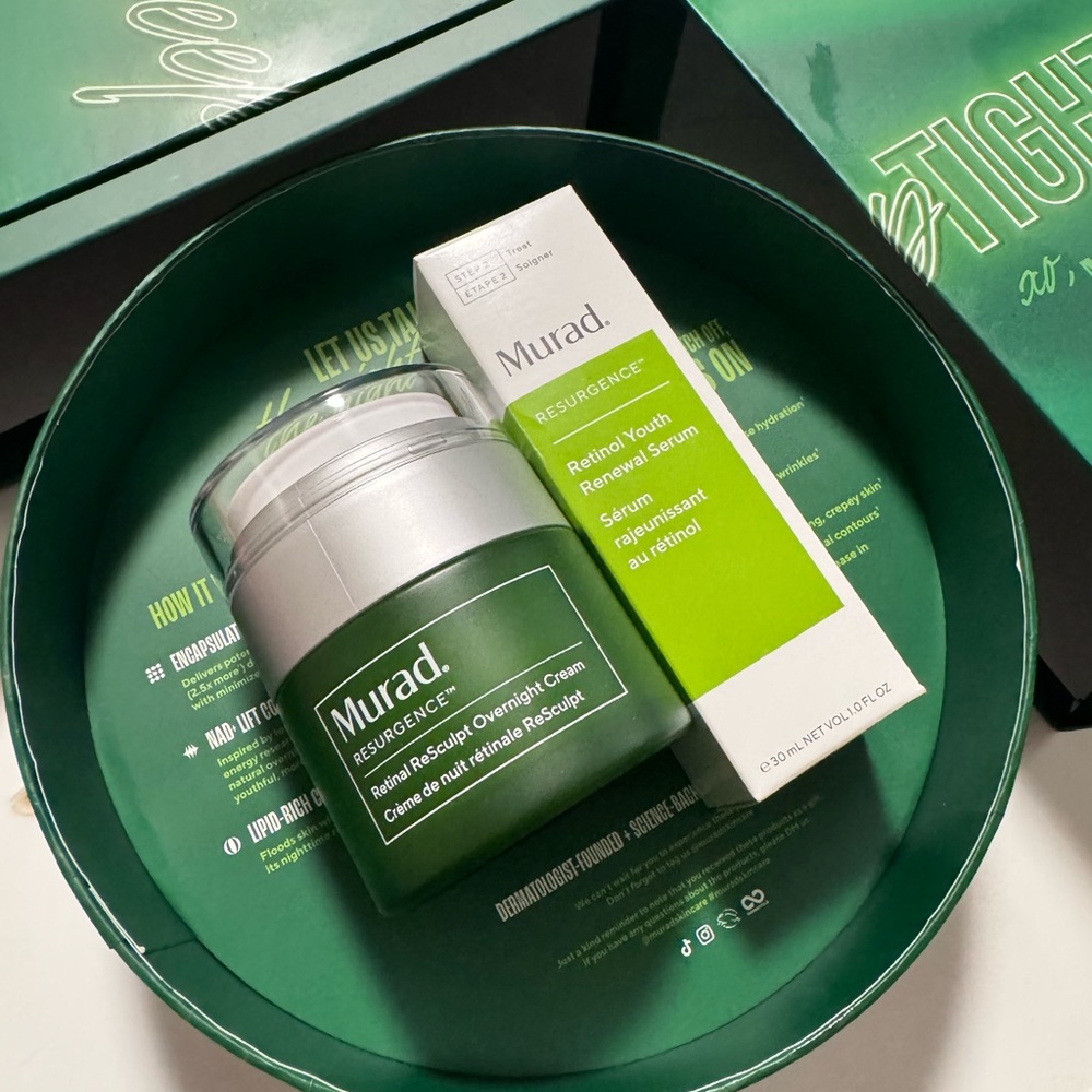 Murad Resurgence Retinol Youth Renewal Serum & night moisturizer - anti-aging